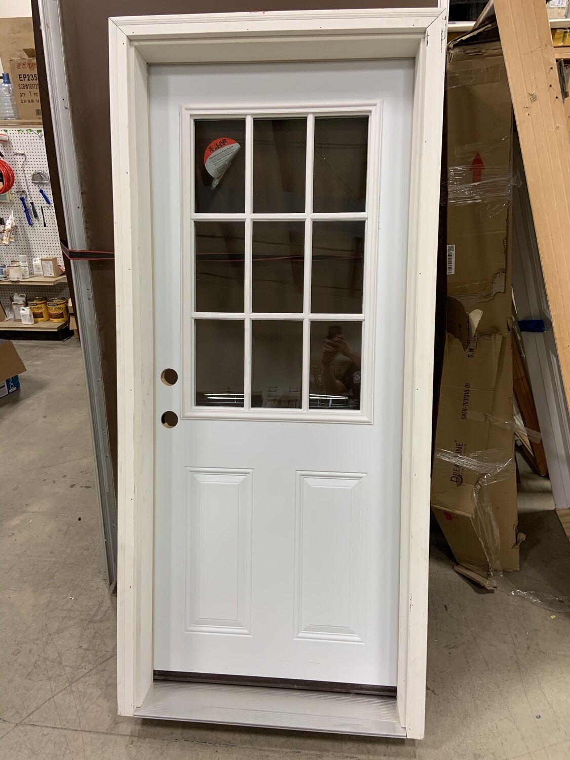 BRAND NEW EXTERIOR DOOR WITH JAM 32” x 76”