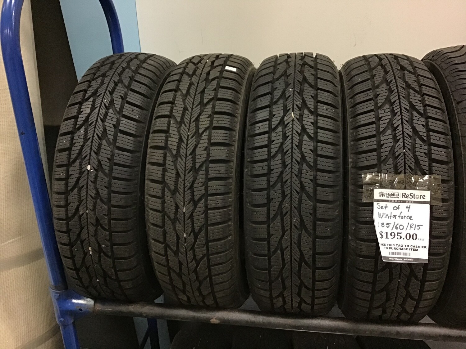 Winterforce Winter Tires 185/60/r15