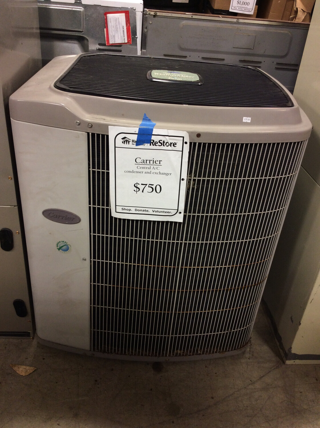 Carrier Central A/C Condenser and Exchanger