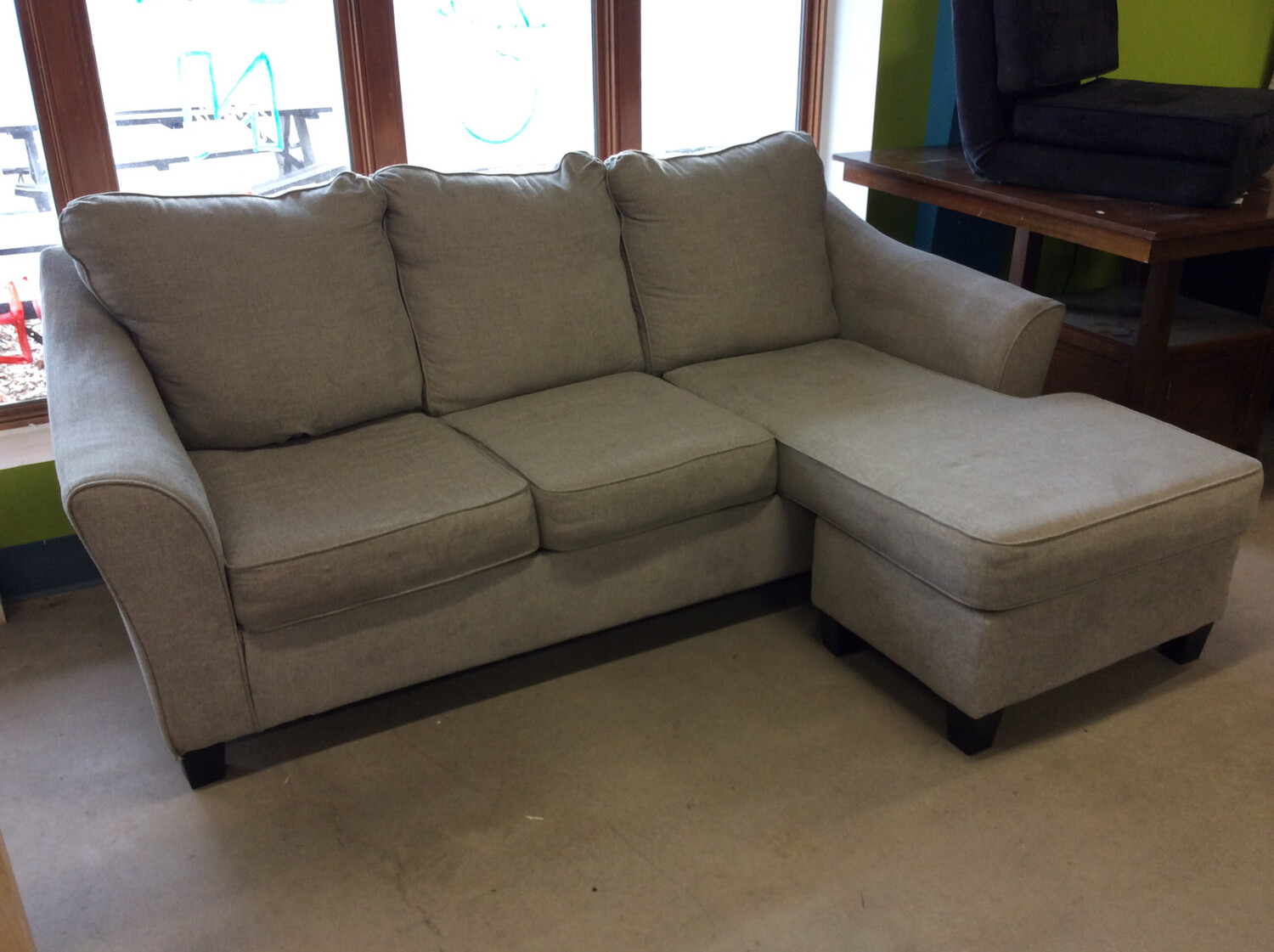 Grey Chaise Lounge Sofa