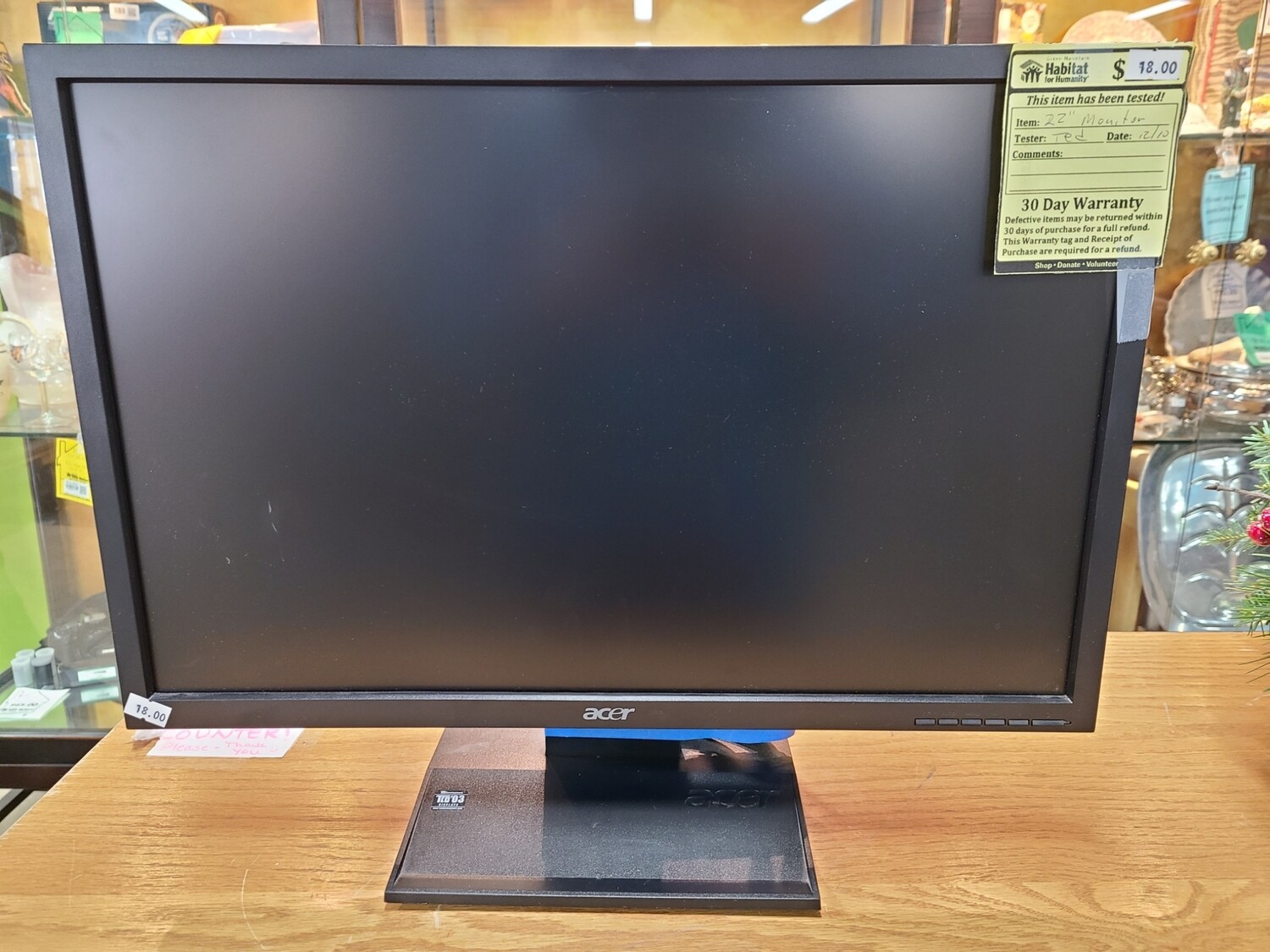 22” Acer Monitor