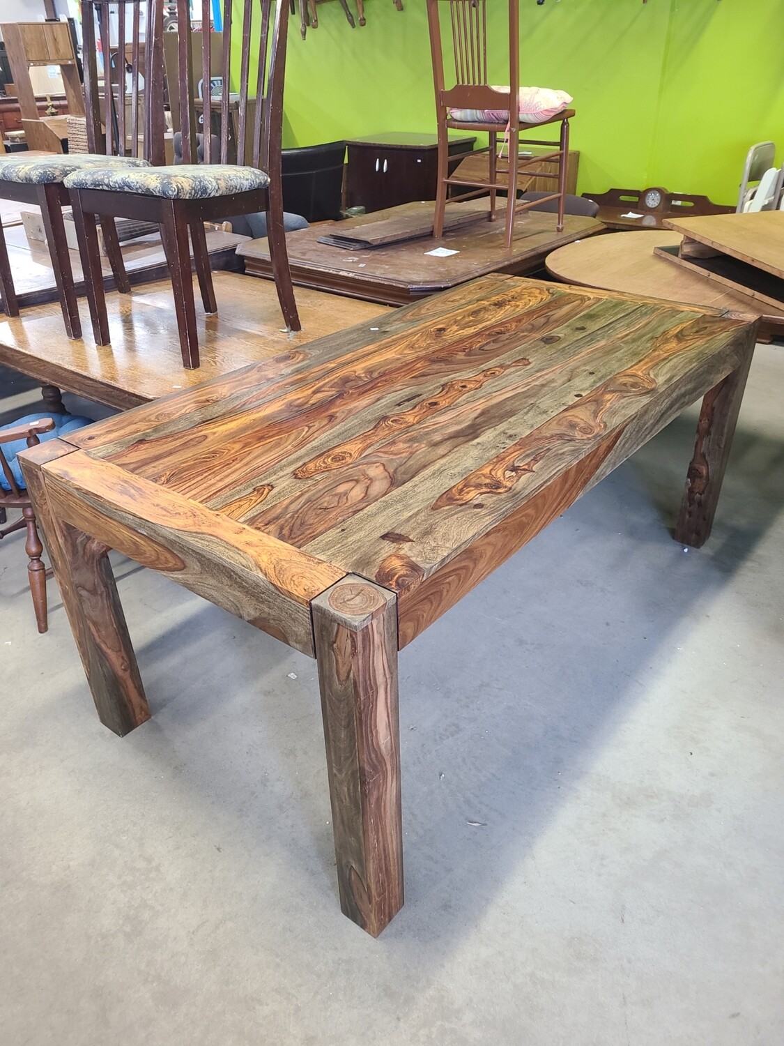 Coaster Warm Chestnut Dining Table