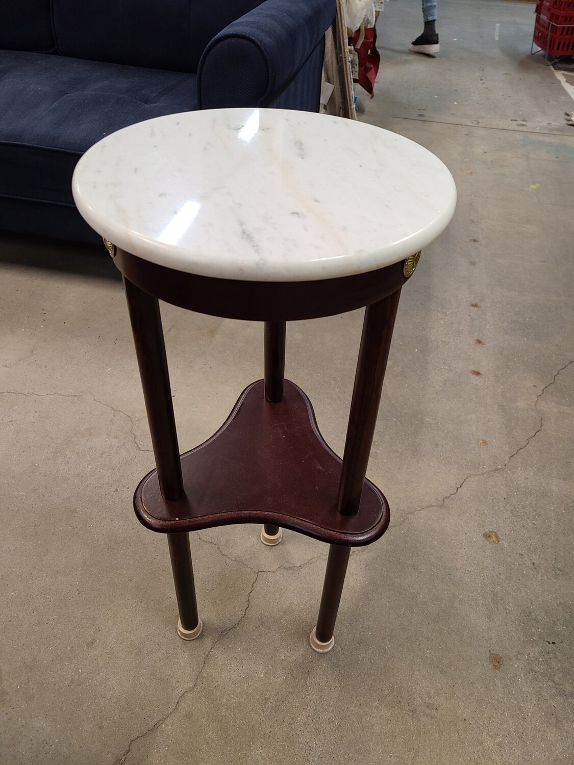 Marble Top Round Table