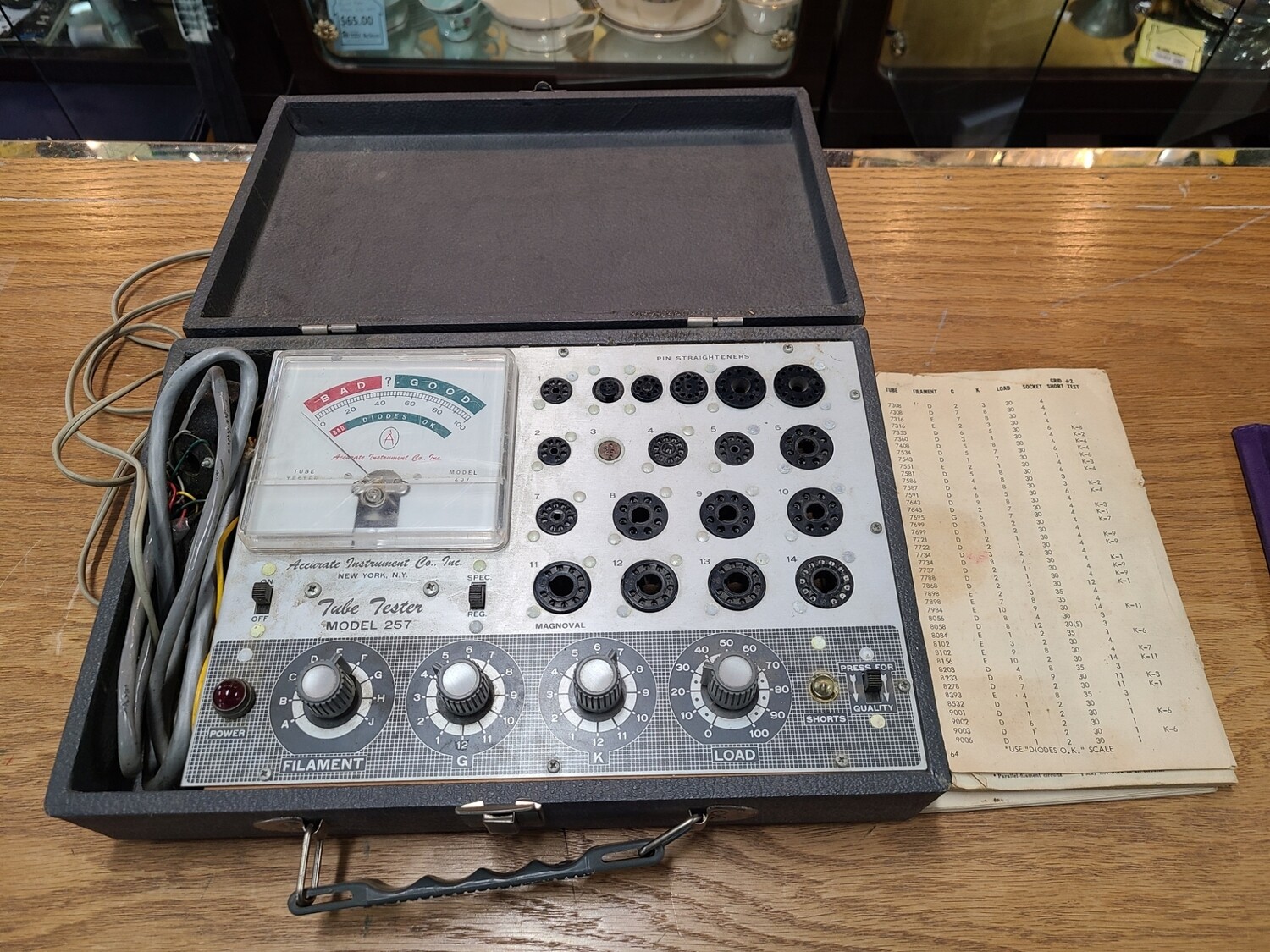 Accurate Instrument Co. Tube Tester