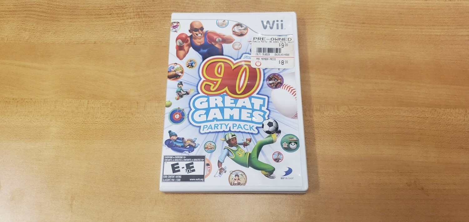 Family Party 90 Great Games - Nintendo Wii
