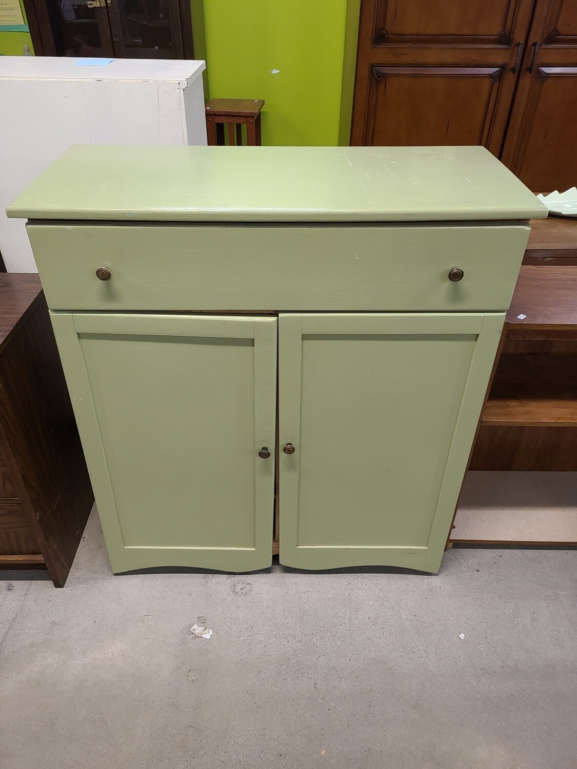Green Cabinet Dresser