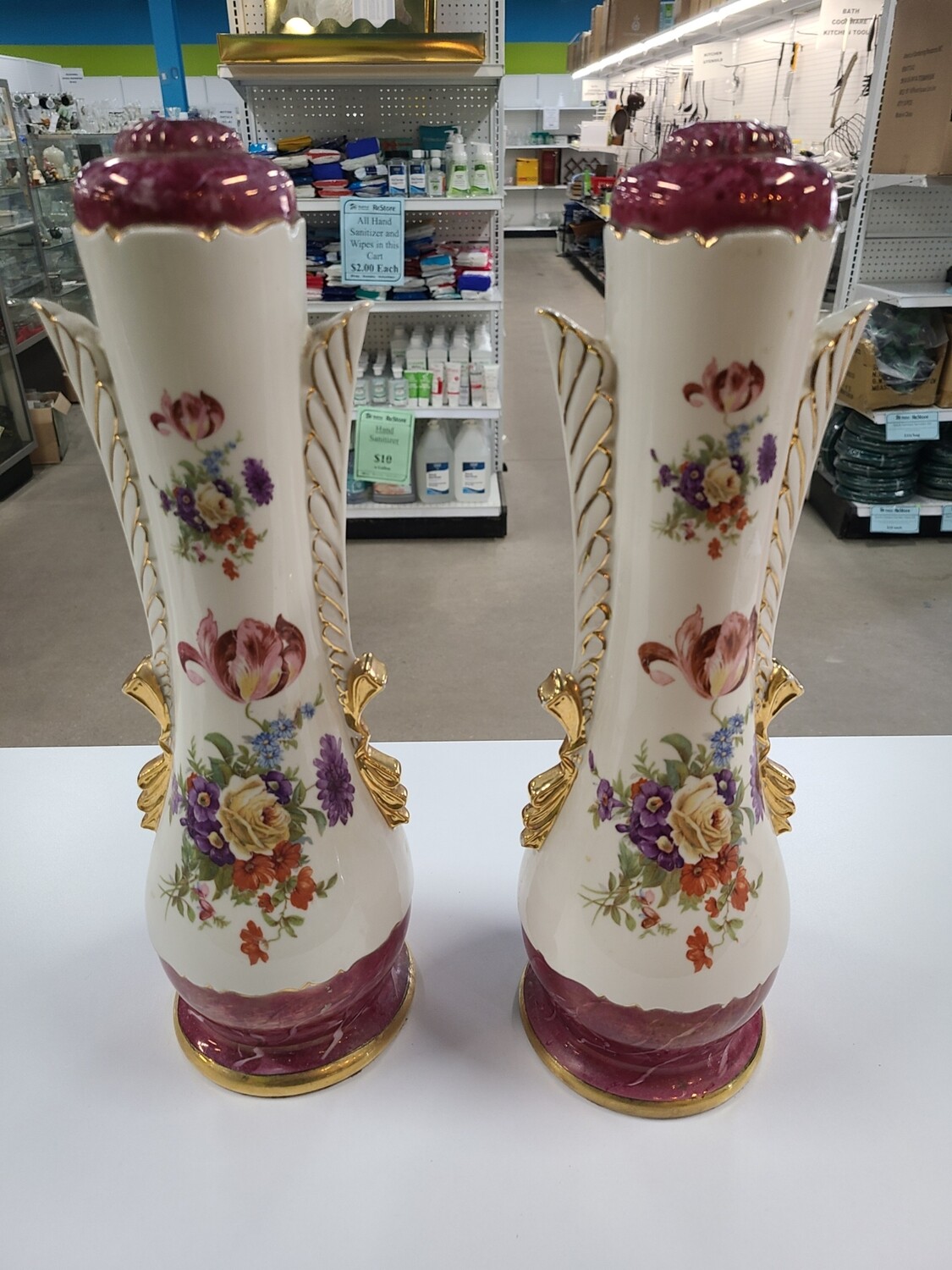Pair of Porcelain Lamps