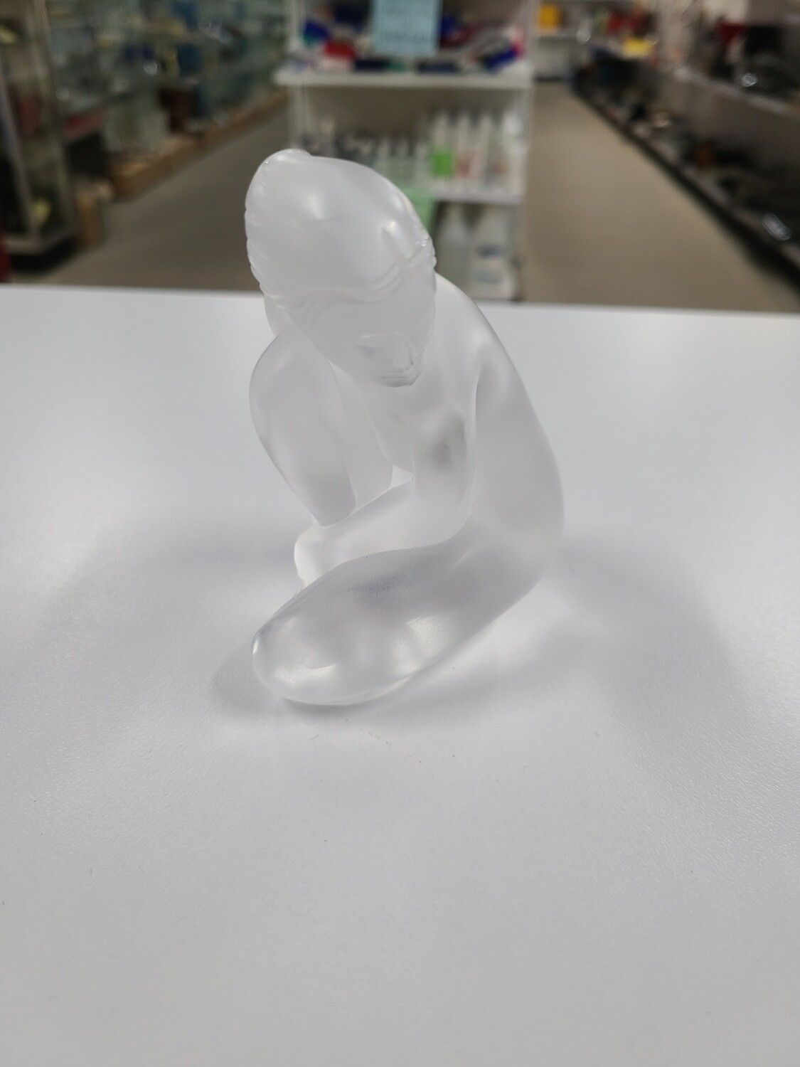LaLique Frosted Nude Figurine