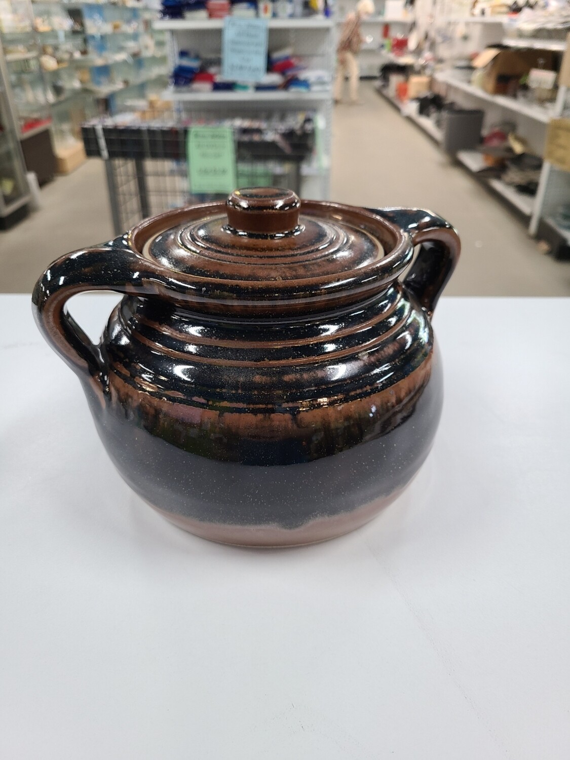 Stamped SP Ceramic Pot