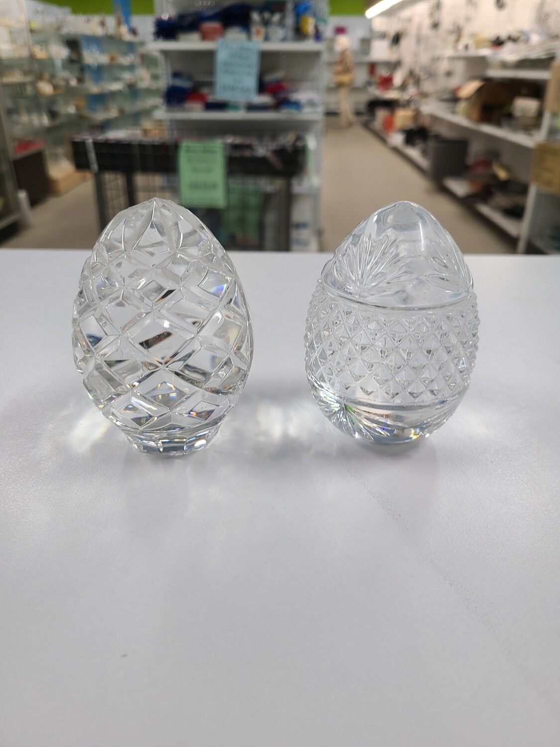 Pair of Glass Eggs