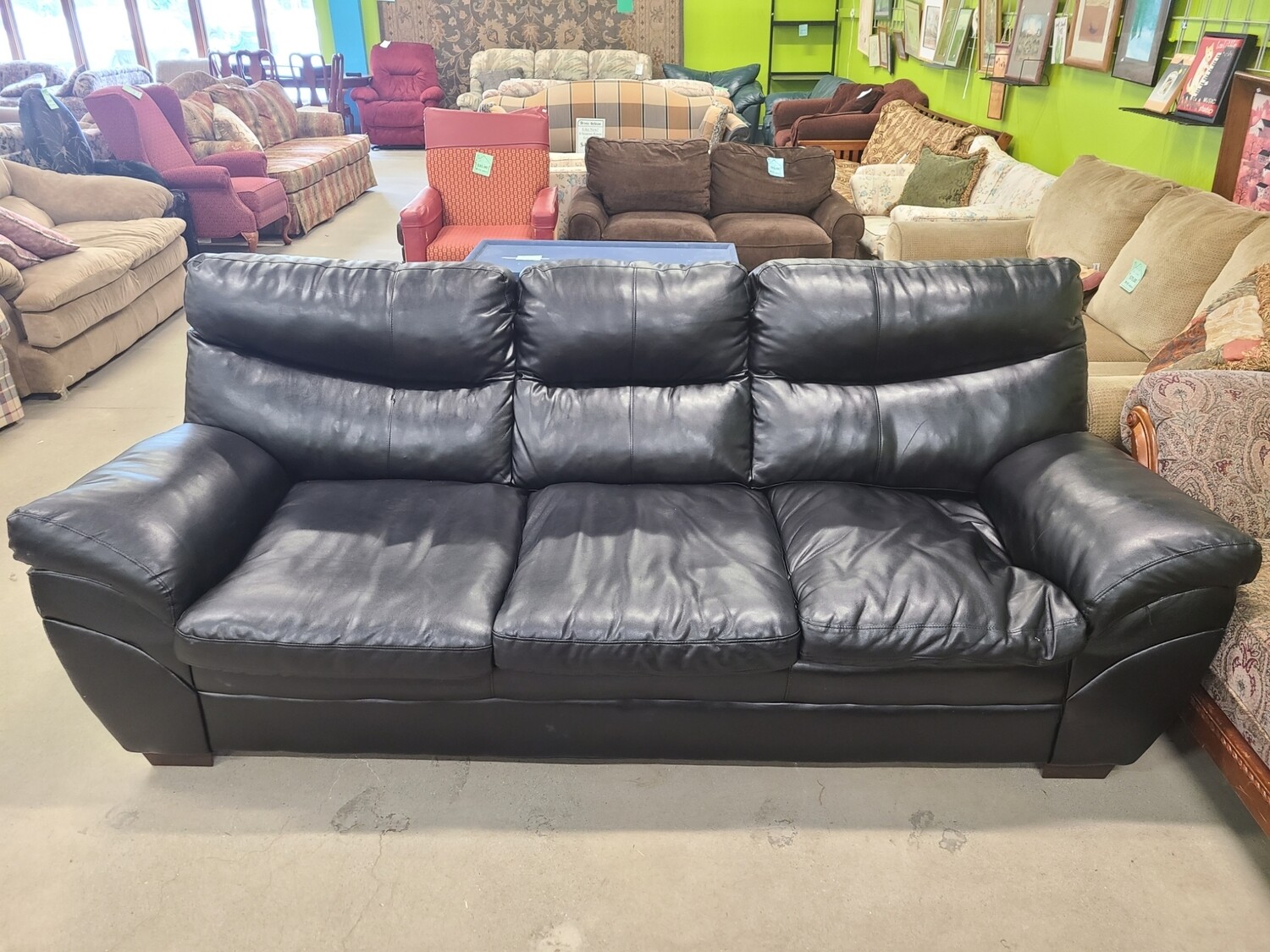 Black Leather Sofa3