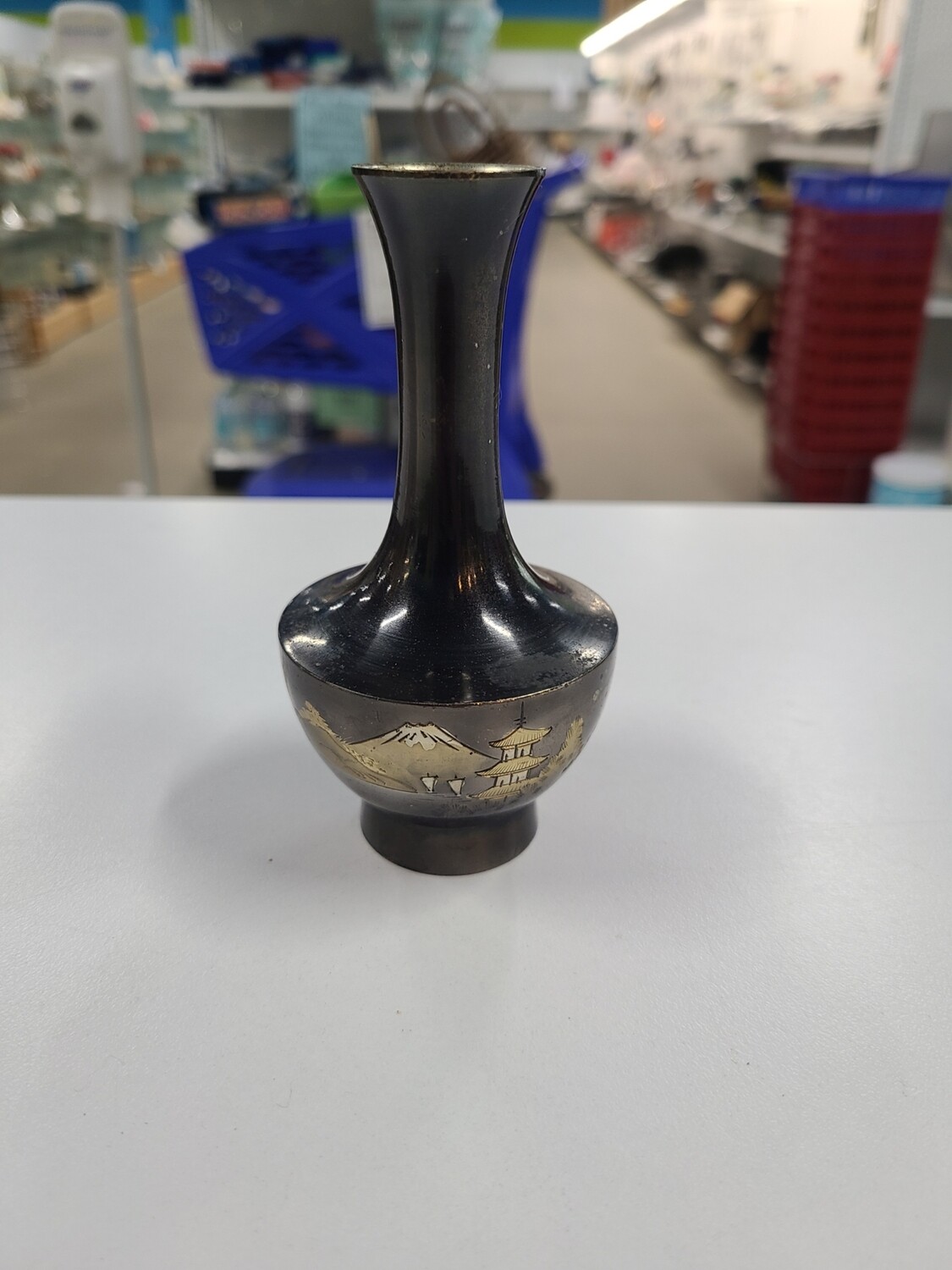 Metal Japanese Vase