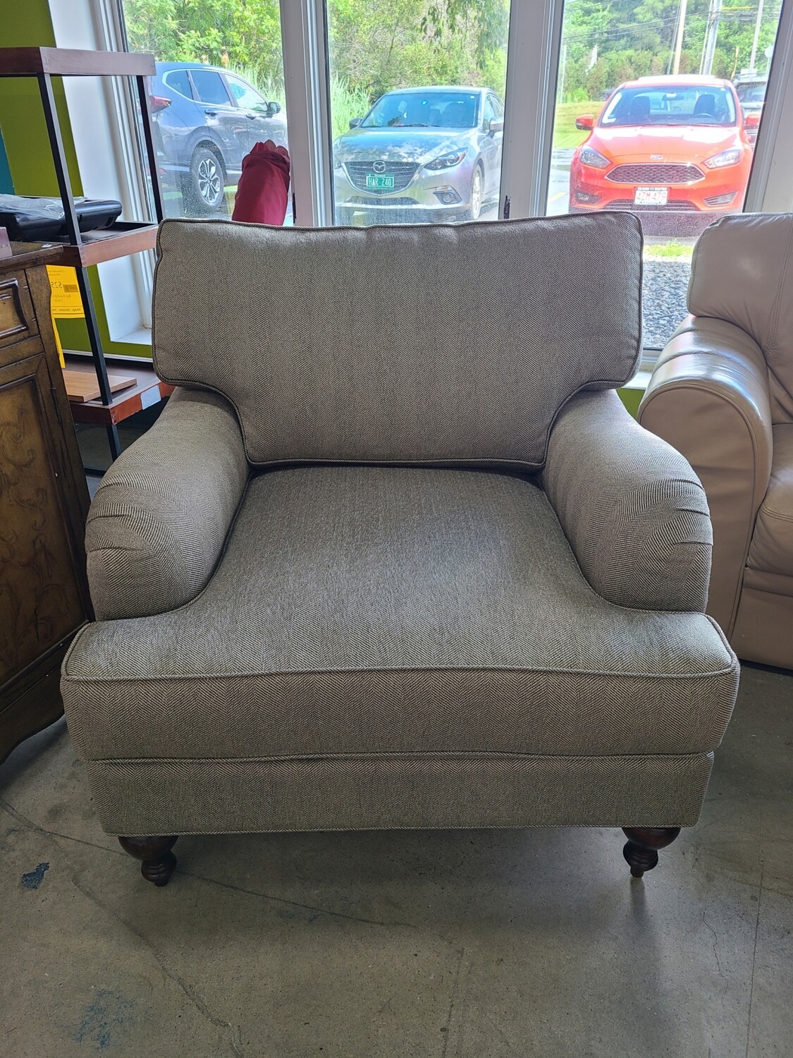 Haverty's Grey Armchair