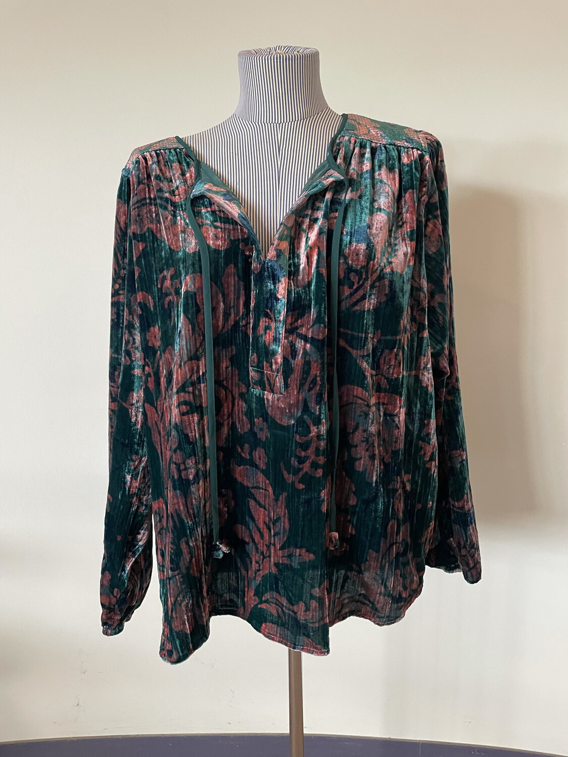 Anthropologie Velvet Long Sleeve