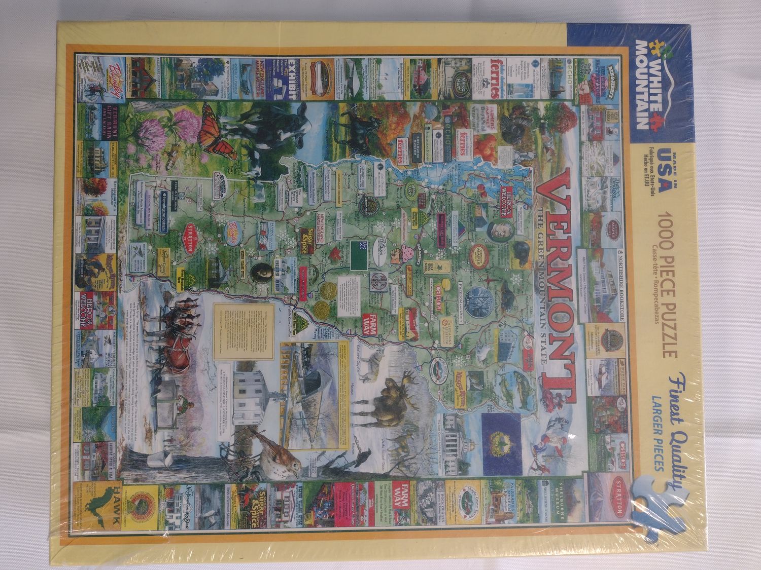 White Mountain Vermont Puzzle - 1000 Piece