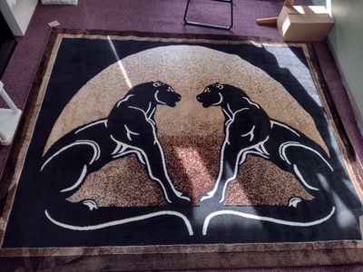 Double Panther Rug - 8&#39; x 11&#39;