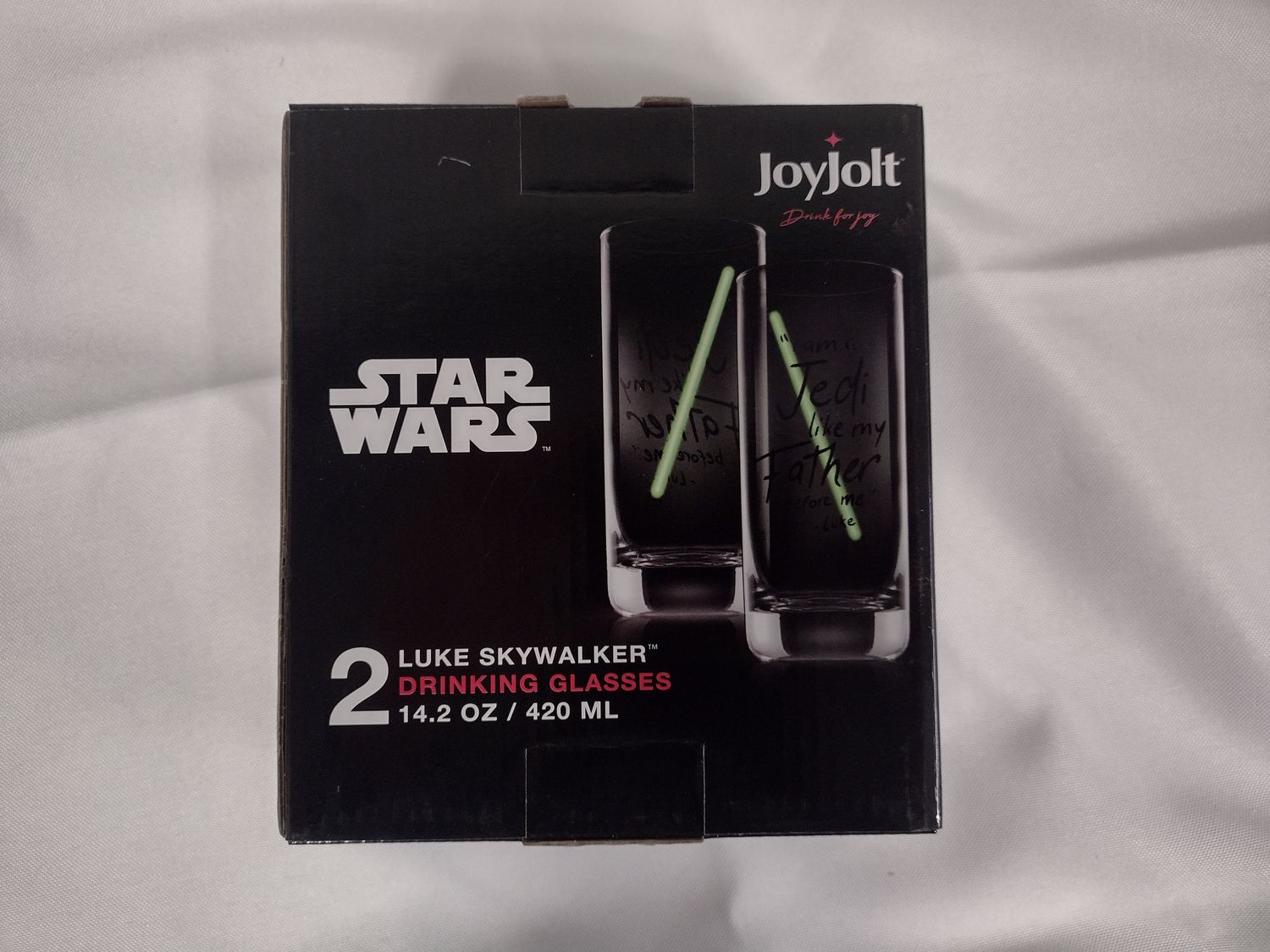 Joyjolt Star Wars Drinking Glasses - Luke Skywalk