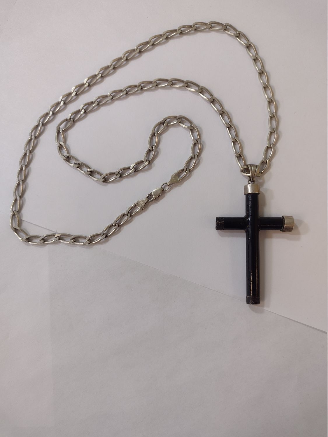 925 Silver Chain Cross Necklace