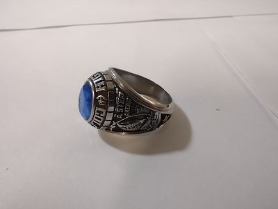Colchester High 86 Class Ring - Lustrium and Simulated Sapphire