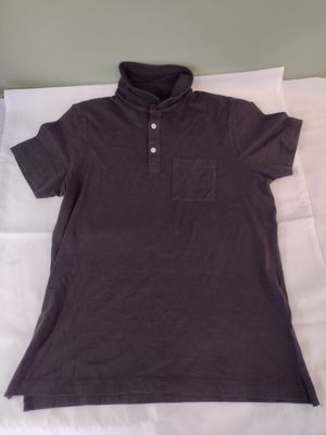 Outerknown Saltwater Slub Dark Grey Polo - XL
