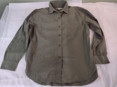 Outerknown Button Down Shirt Green - S