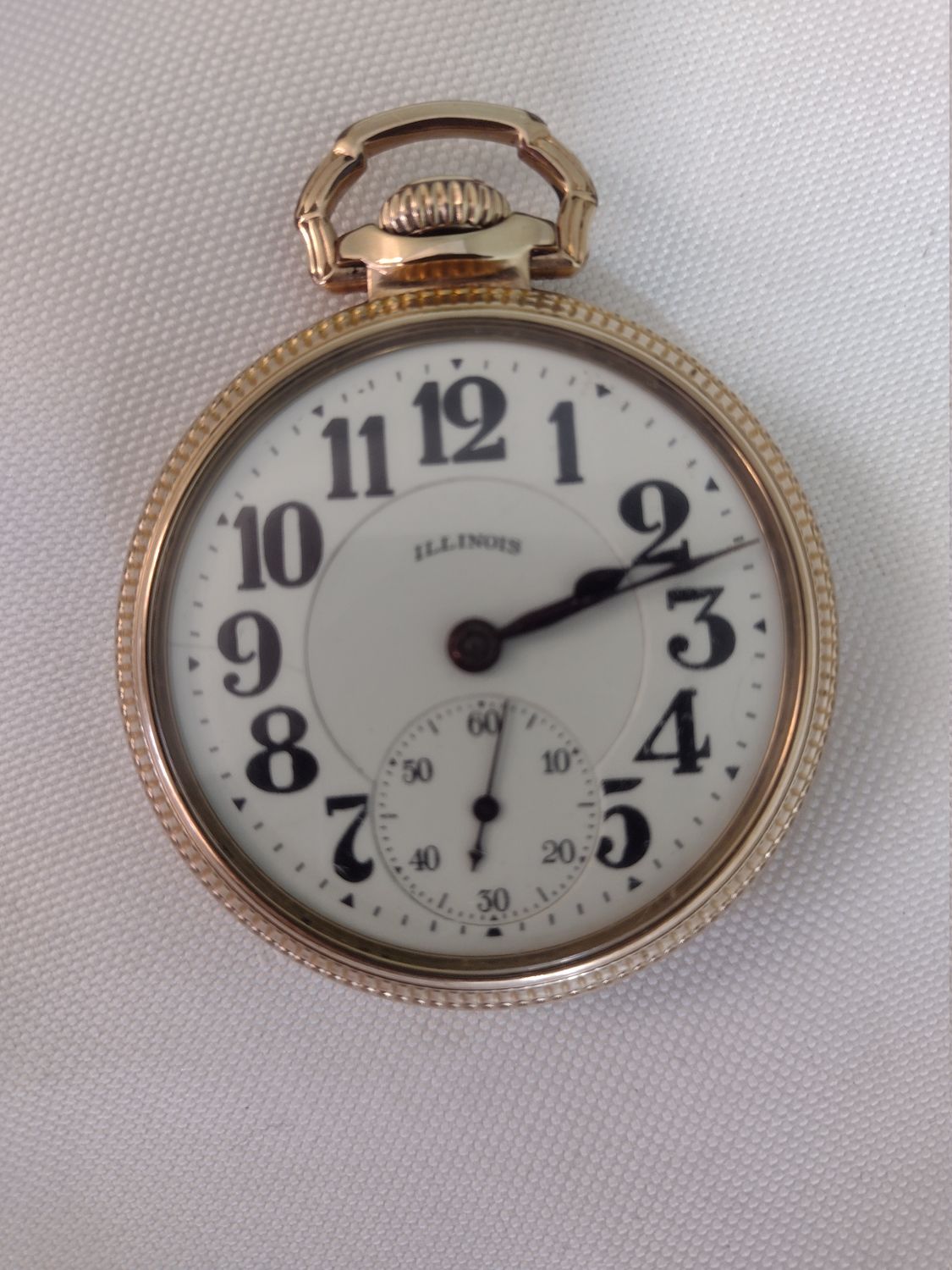 1926 Illinois Watch Co Pocket Watch - 10k Gold Fill