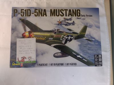 P-51D-5NA Mustang Model Kit With Paints