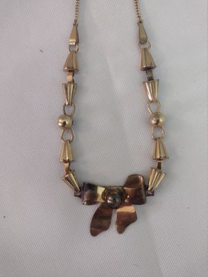 12k Gold Fill Ribbon Necklace