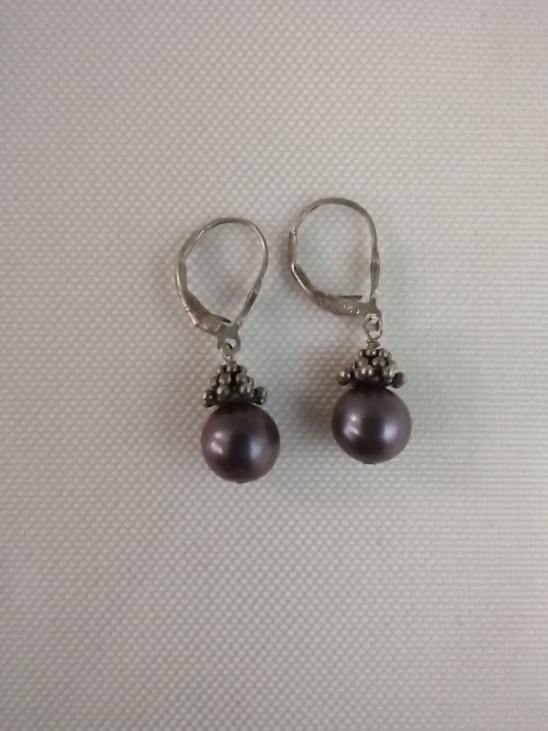 Dark Pearl Earrings