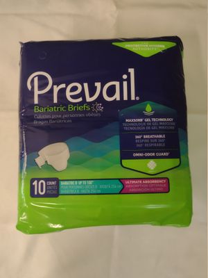 Prevail Bariatric Brief Size B - 10 pack