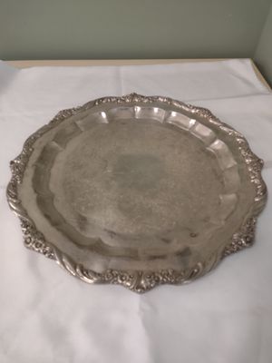 FB Rogers Silver Plate Serving Tray - 9473 &quot;Heritage&quot;