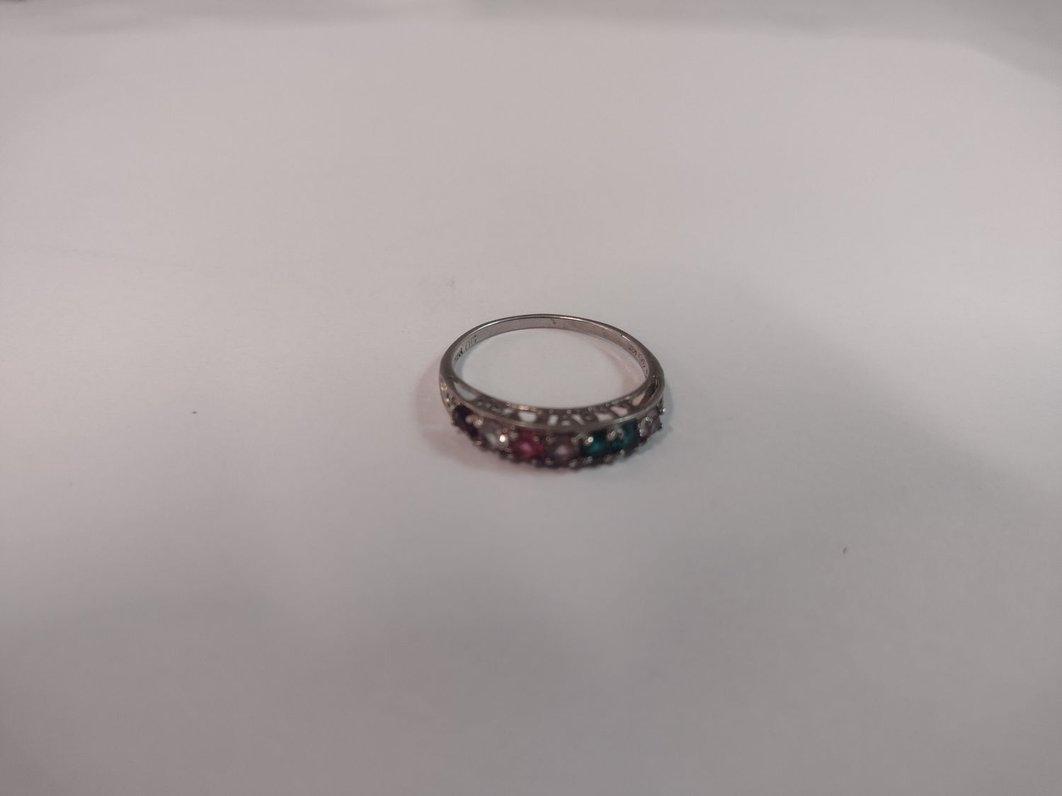 925 Silver Birthstone Ring