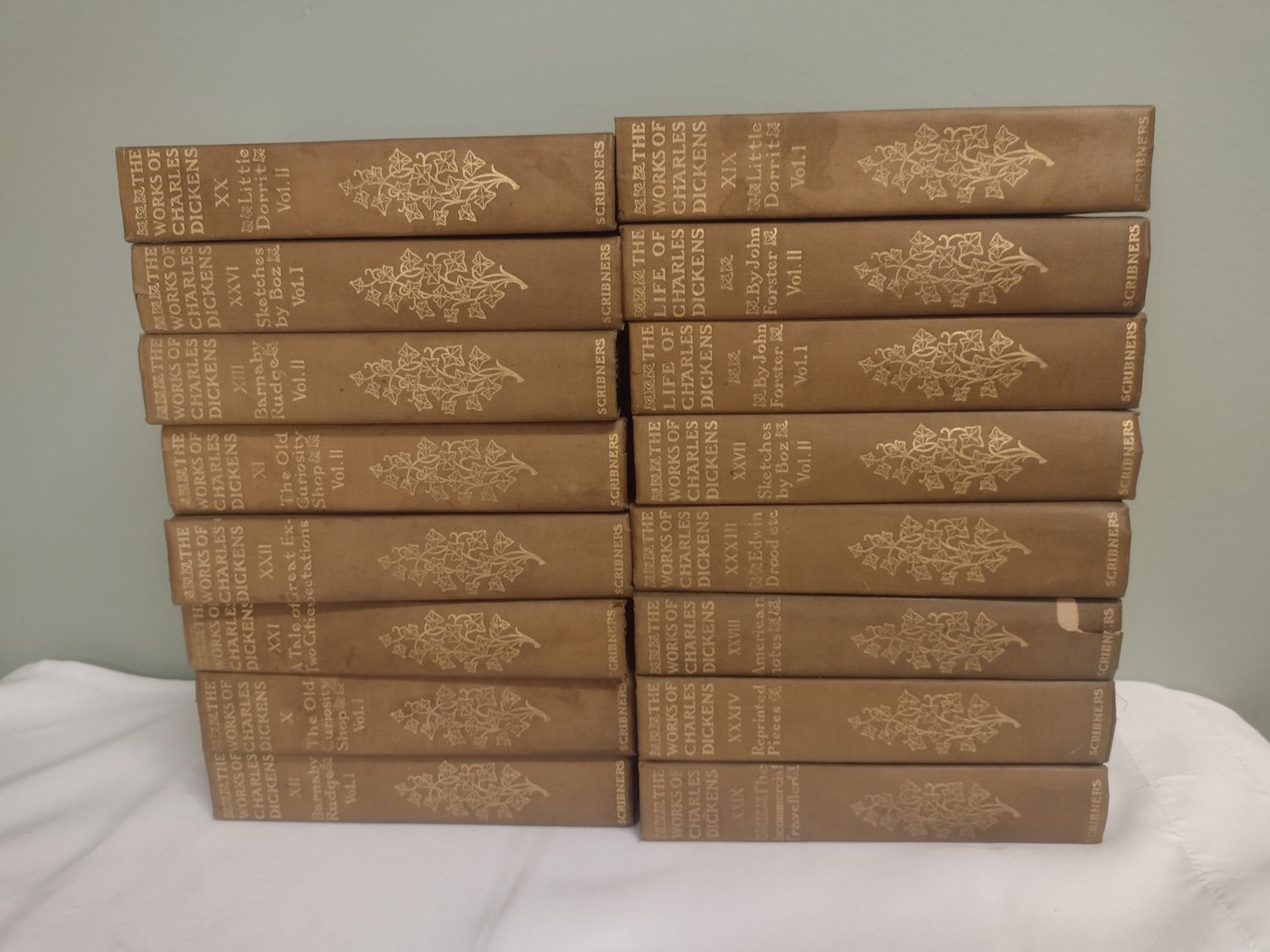 The Works of Charles Dickens 1902 - 16 Books Charles Scribner&#39;s Sons