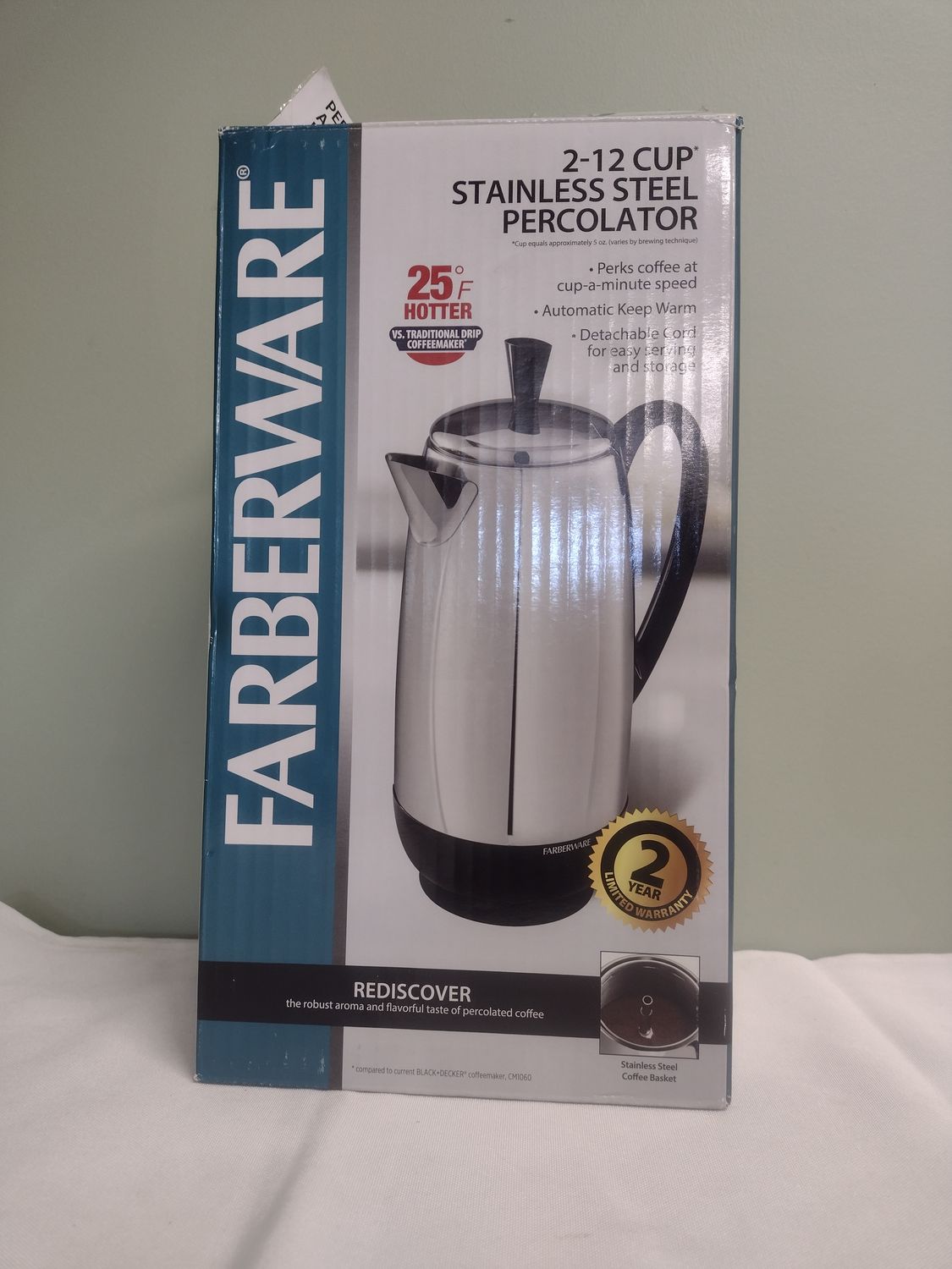 Farberware 2-12 Cup Stainless Steel Percolator