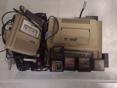 Vintage Atari 400 Console - Tested And Working + Games
