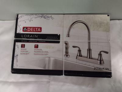 Delta Lorain Stainless Kitchen Faucet 21716LF-SS