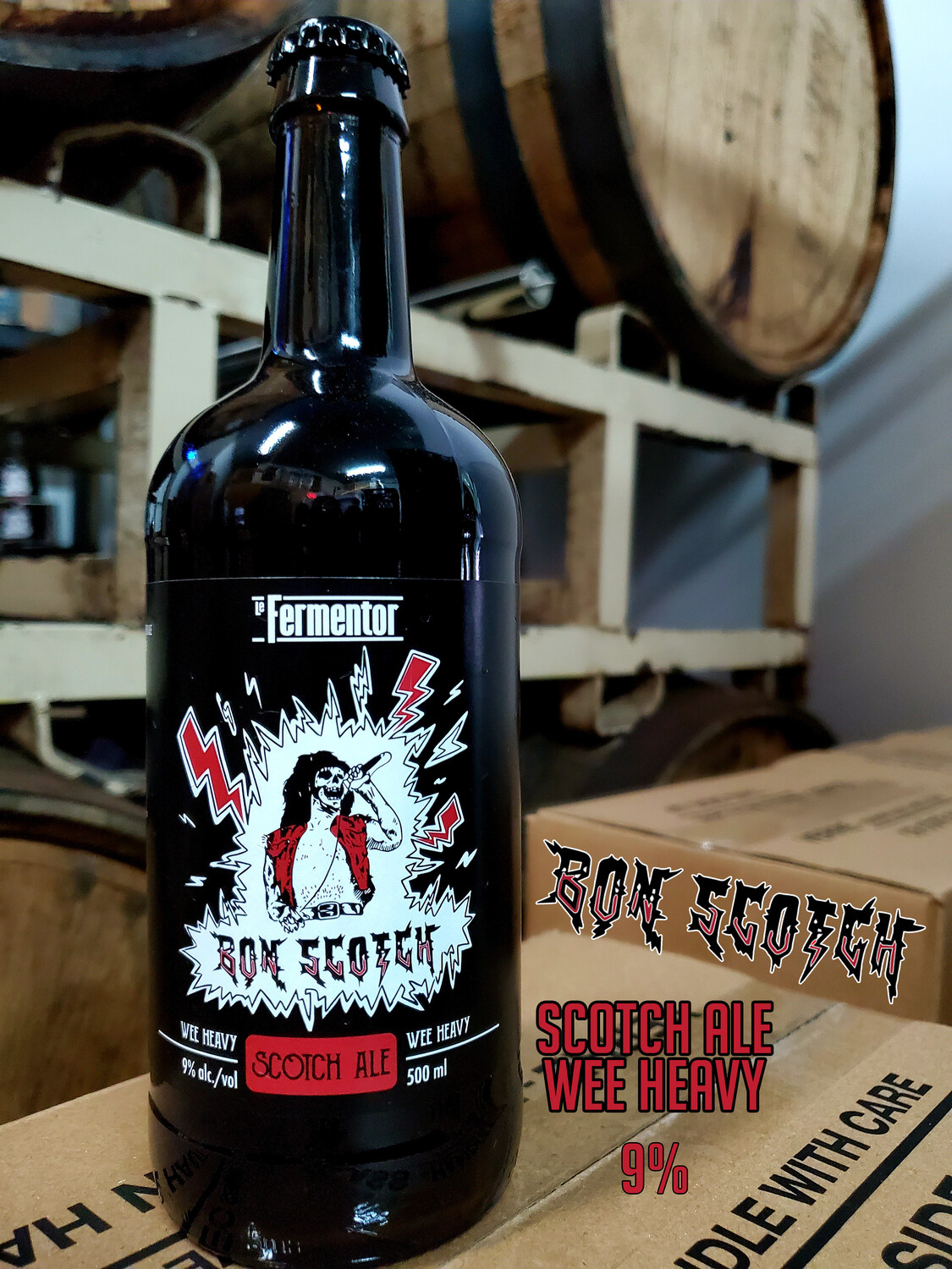Bon Scotch (Scotch Ale Wee Heavy, 9) 12 x Bouteille de 500ml 56 +tx