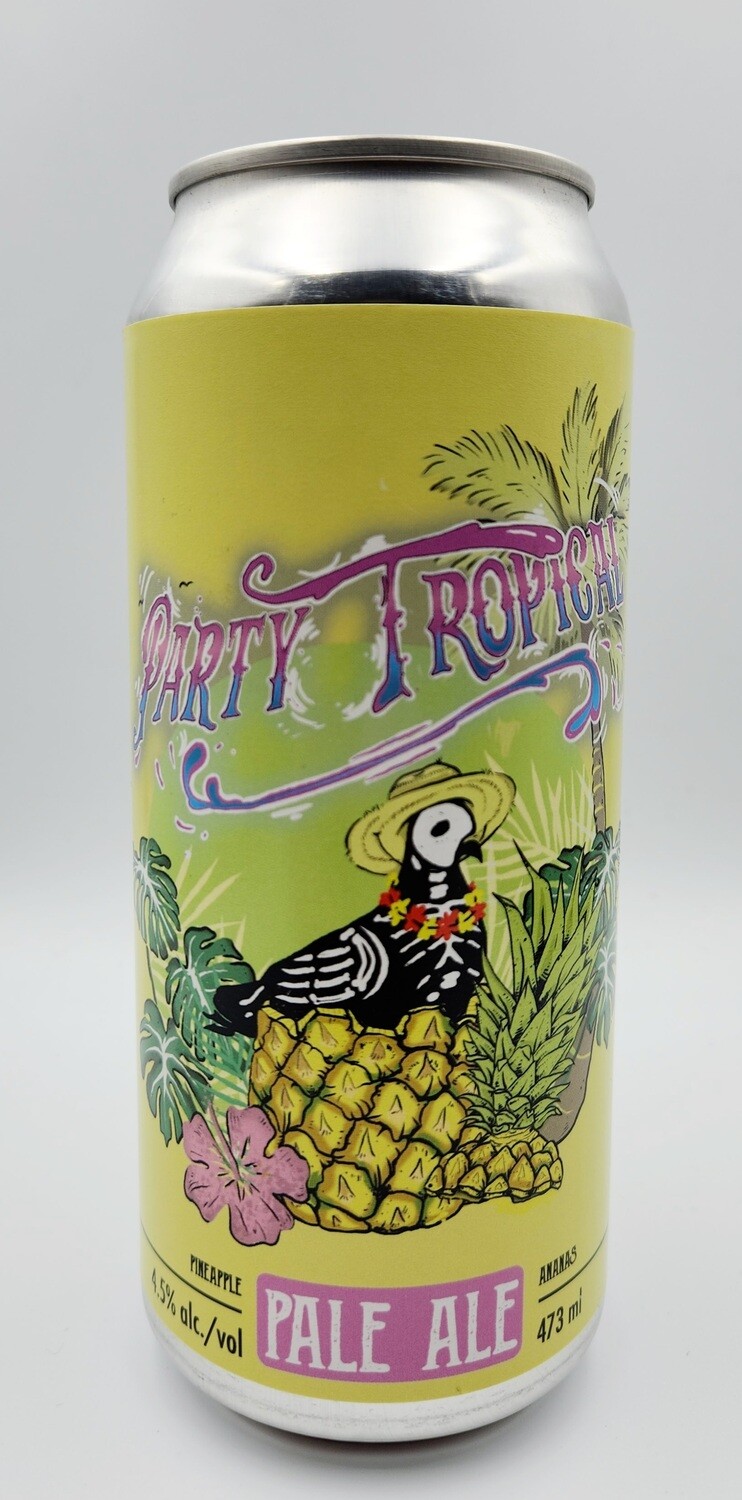 Party Tropical (Pale Ale Ananas), 4.5% Collab Espace Public) 473ml