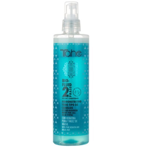 BIO-FLUID-ACONDICIONADOR 2 PHASE HIDRONUT. TODO TIPO CAB. (AZUL) 300ML