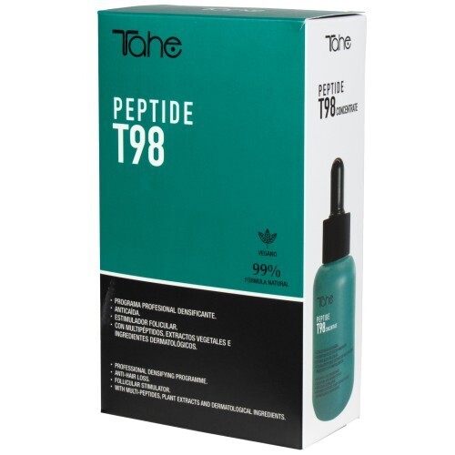 Programa profesional anticaída: Concentrado 50 ml + Champú Peptide T98 Programa profesional anticaída: Concentrado 50 ml + Champú Peptide T98