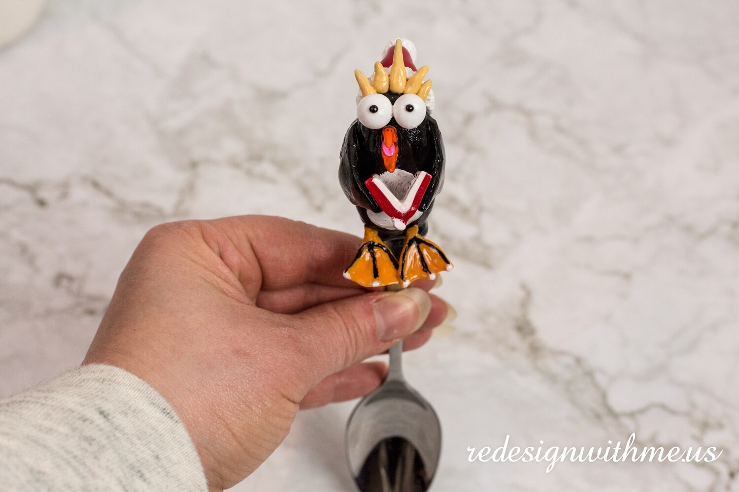 Caroling Penguin Holiday Spoon