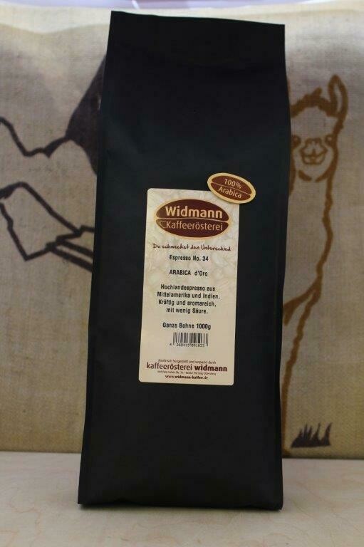 Espresso No. 34 Espresso No. 34 "Arabica d´Oro" 1000 g Papierverbundverpackung