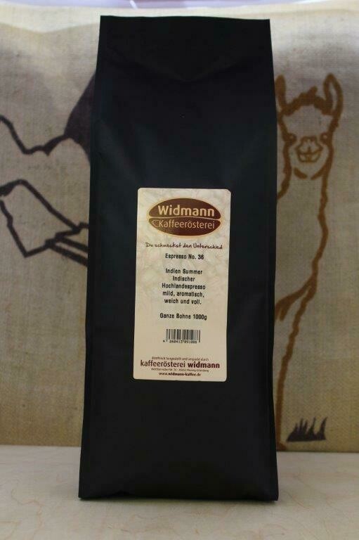 Espresso No. 36 Espresso No. 36 "Indien Summer" 1000 g Papierverbundverpackung
