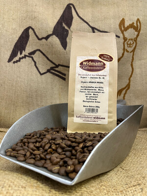 Organic Espresso No. 45
"Organic Arabica mocca"
250 g Papierverbundverpackung