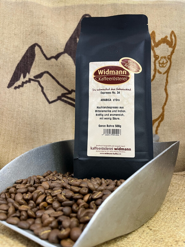 Espresso No. 34 Espresso No. 34 "Arabica d´Oro" 500 g Papierverbundverpackung