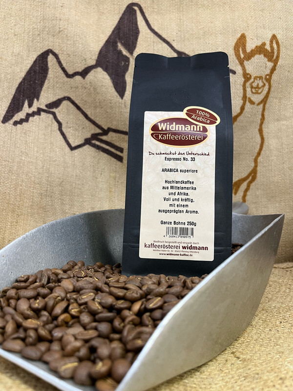 Espresso No. 33 Espresso No. 33 "Arabica superiore" 250 g Papierverbundverpackung