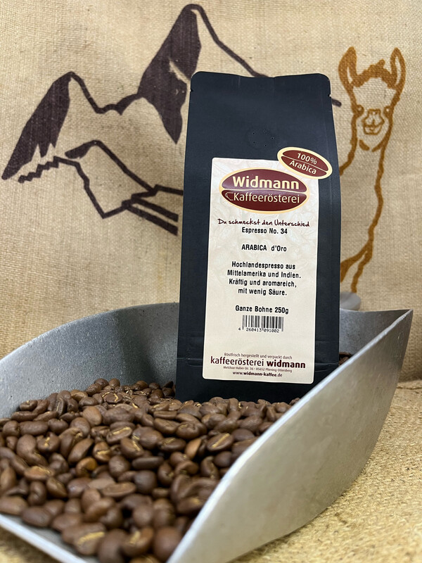 Espresso No. 34 Espresso No. 34 "Arabica d´Oro" 250 g Papierverbundverpackung