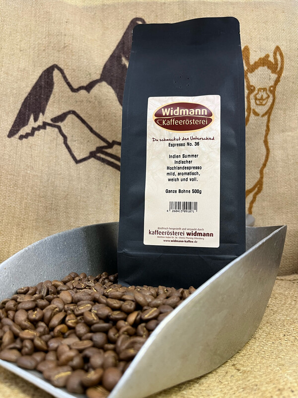Espresso No. 36 Espresso No. 36 "Indien Summer" 500 g Papierverbundverpackung