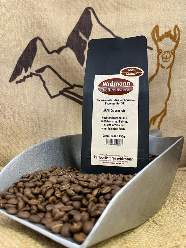 Espresso No. 31 Espresso No. 31 "Arabica benevolo" 250 g Papierverbundverpackung