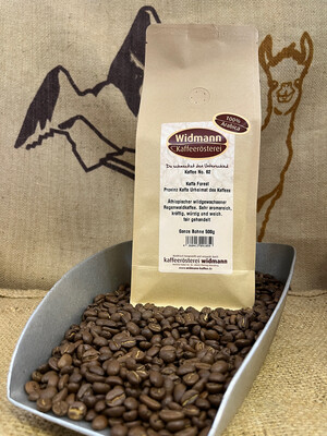 Kaffee No. 62
Kaffa Forest Äthopischer Regenwaldkaffee
500g Papierverbundverpackung